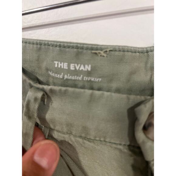 Women’s AG Adriano Goldschmied The Evan Khakis Green 25R Minimalist Preppy - Picture 4 of 8